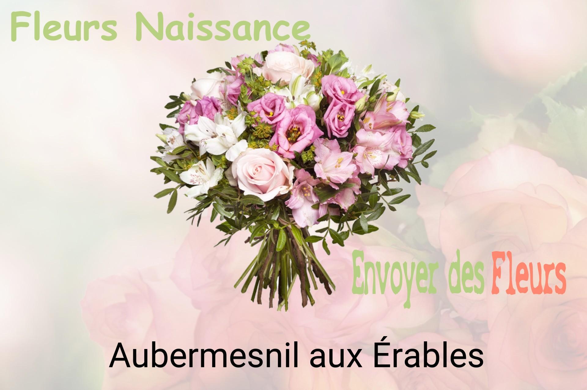 Bouquet de fleurs de naissance livré à Aubermesnil-aux-Érables