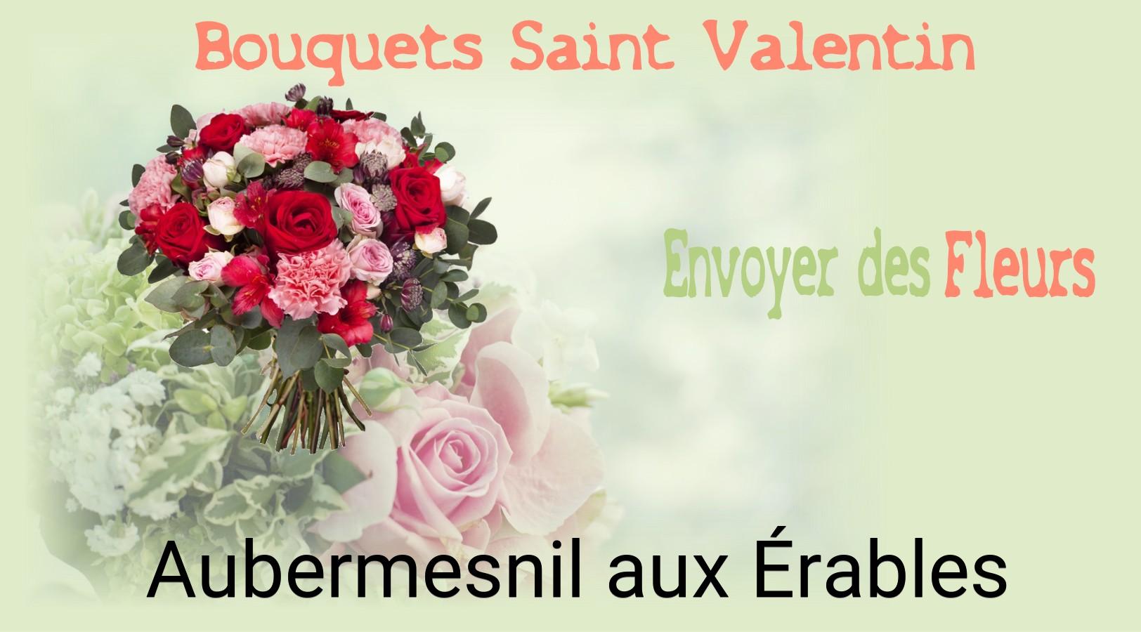 Roses de Saint-Valentin livrées à Aubermesnil-aux-Érables